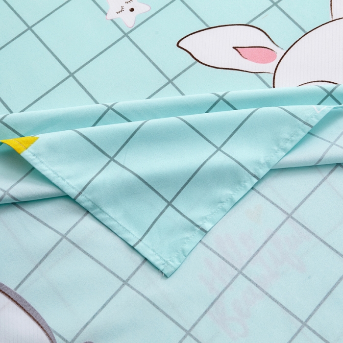 91家纺网 家纺一手货源 找家纺 宇淳国际2023新品 芦荟棉四件套系列单品床单 皮卡丘