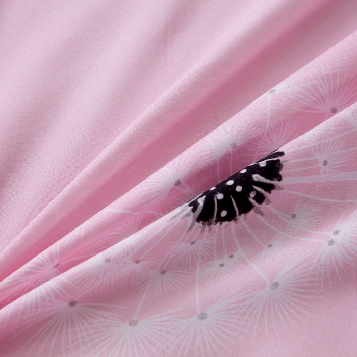 91家纺网 家纺一手货源 找家纺 宇淳国际2023新品 芦荟棉四件套系列单品床单 蒲公英