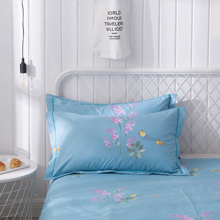 91家纺网 家纺一手货源 找家纺 宇淳2023秋冬新款超柔加厚大版花磨毛四件套1.8m春华秋实