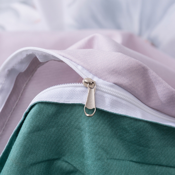 91家纺网 家纺一手货源 找家纺 宇淳2023秋冬新款超柔加厚大版花磨毛四件套1.8m半夏花语