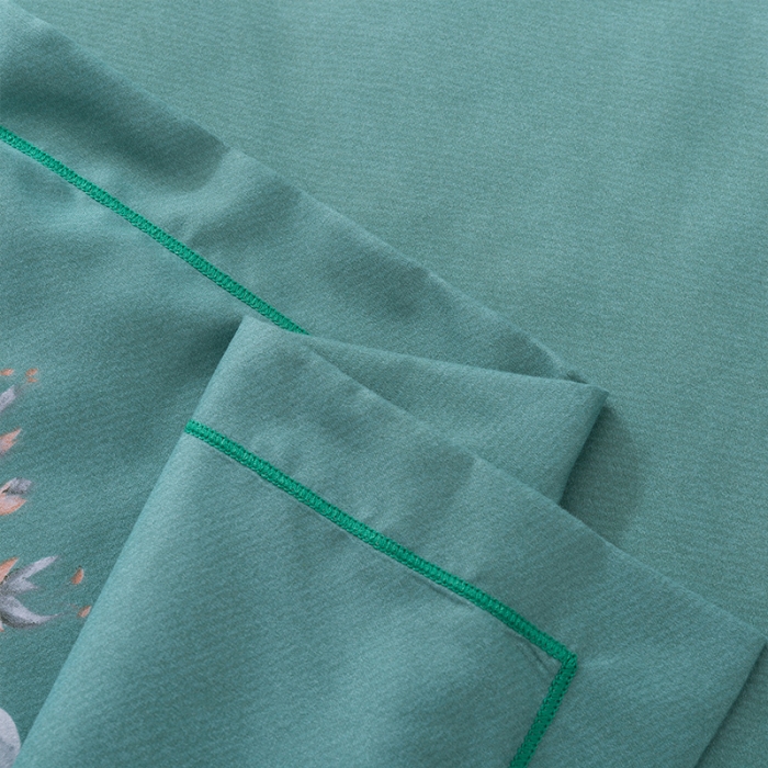 91家纺网 家纺一手货源 找家纺 宇淳2023秋冬新款超柔加厚大版花磨毛四件套1.8m半夏花语