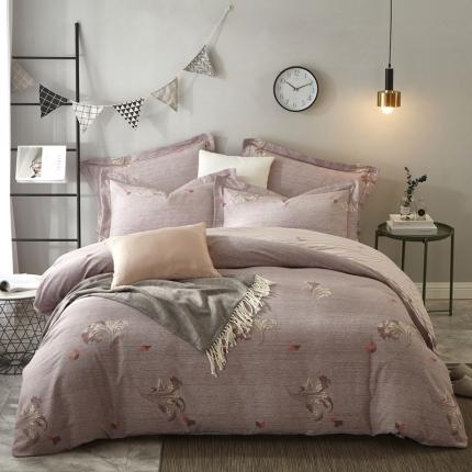 91家纺网 家纺一手货源 找家纺 （总）威克凯丽 2023新款全棉活性生态磨毛四件套