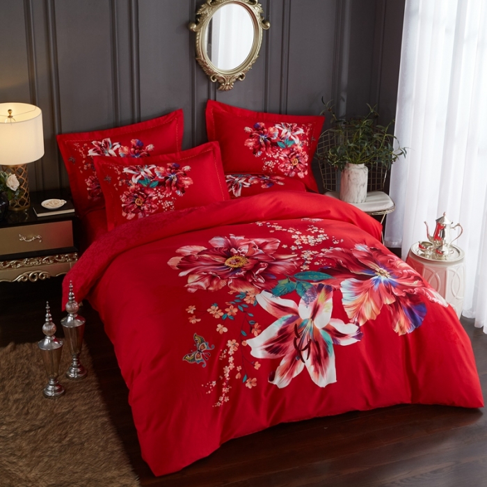 91家纺网 家纺一手货源 找家纺 （总）威克凯丽 2023新款全棉活性生态磨毛四件套