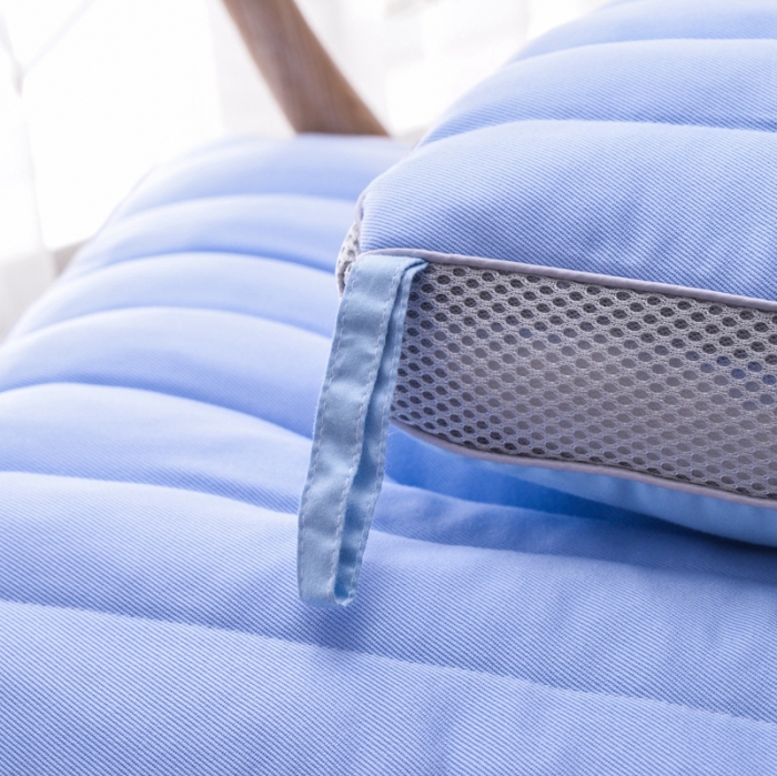 91家纺网 家纺一手货源 找家纺 星芯合家纺 2024新款冰丝枕48*74 蓝