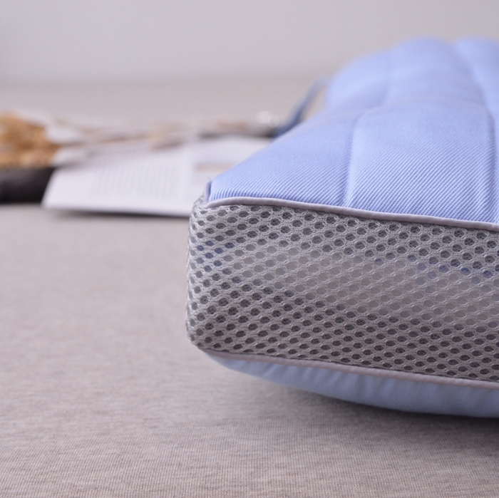 91家纺网 家纺一手货源 找家纺 星芯合家纺 2024新款冰丝枕48*74 蓝