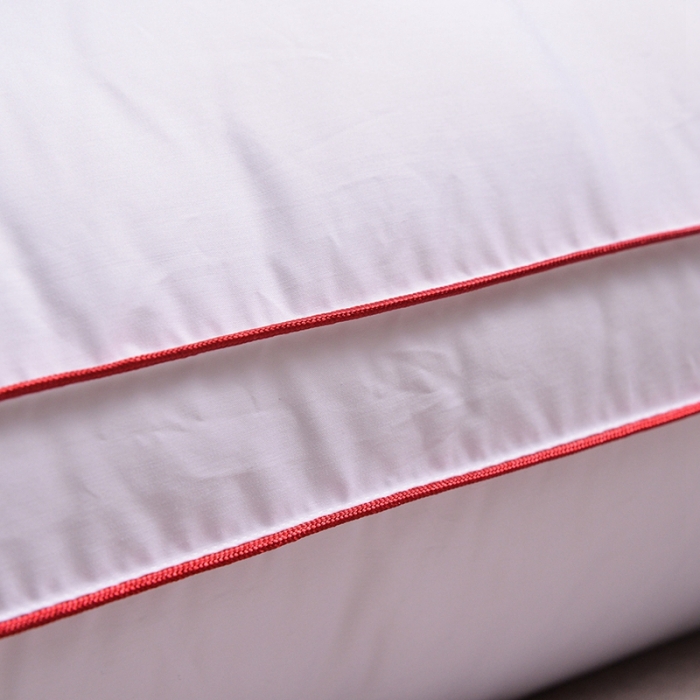 91家纺网 家纺一手货源 找家纺 星芯合家纺 2024新款80S柔赛丝双喜婚庆枕48*74