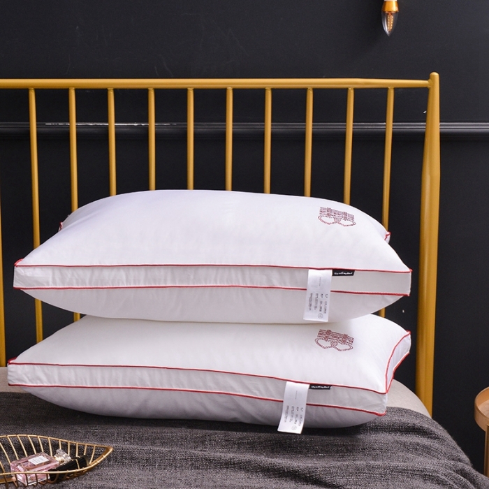 91家纺网 家纺一手货源 找家纺 星芯合家纺 2024新款80S柔赛丝双喜婚庆枕48*74