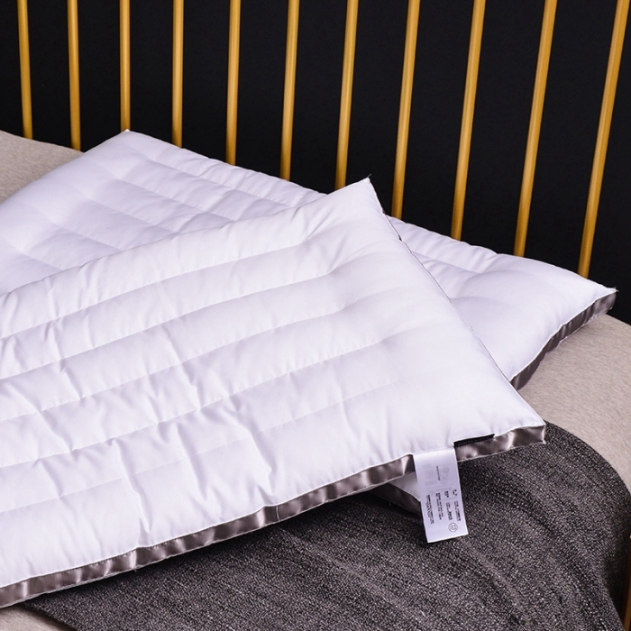 91家纺网 家纺一手货源 找家纺 星芯合家纺 2024新款80柔赛丝超薄枕48*74