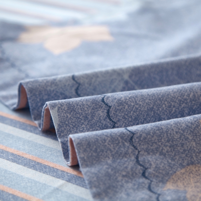 91家纺网 家纺一手货源 找家纺 威克凯丽 2023新款全棉活性生态磨毛四件套 卡司尔