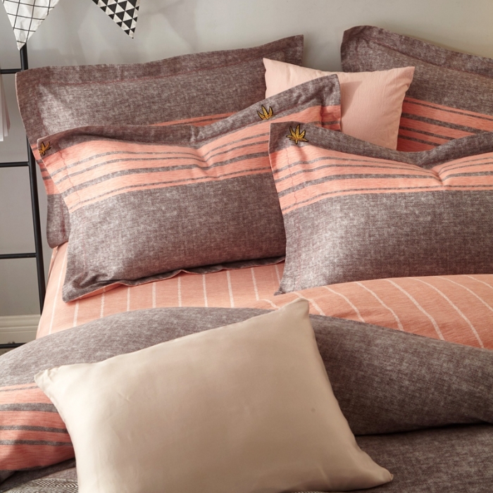 91家纺网 家纺一手货源 找家纺 威克凯丽 2023新款全棉活性生态磨毛四件套 曼城时光