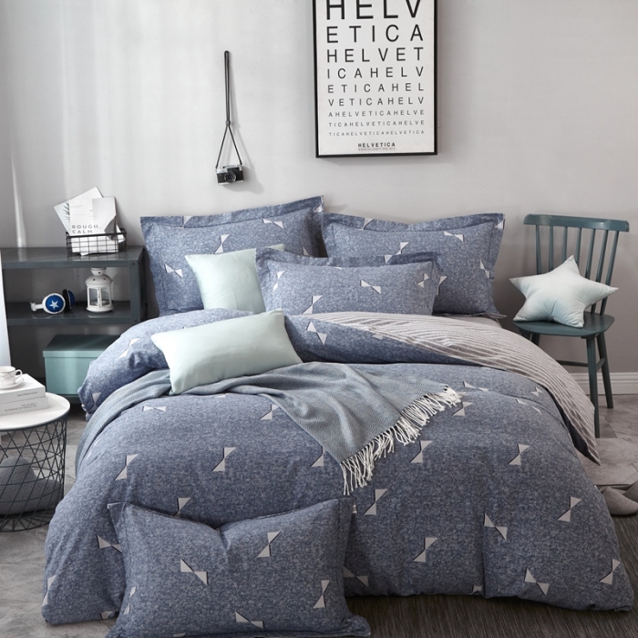 91家纺网 家纺一手货源 找家纺 威克凯丽 2023新款全棉活性生态磨毛四件套 优尔丝