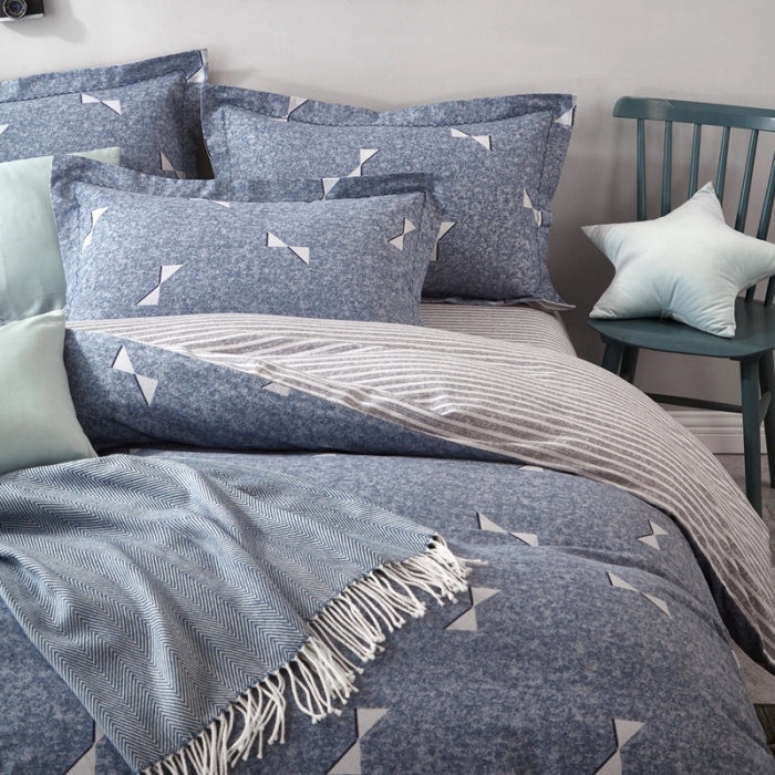 91家纺网 家纺一手货源 找家纺 威克凯丽 2023新款全棉活性生态磨毛四件套 优尔丝