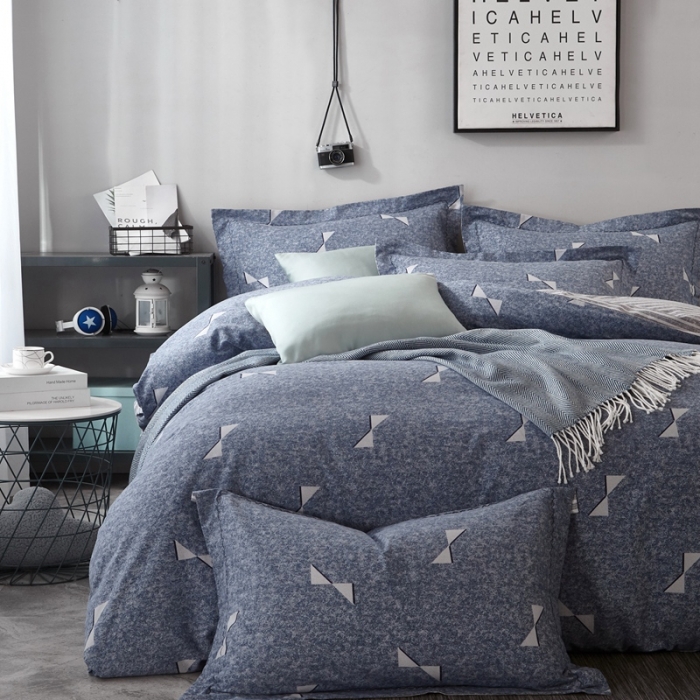 91家纺网 家纺一手货源 找家纺 威克凯丽 2023新款全棉活性生态磨毛四件套 优尔丝