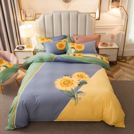 91家纺网 家纺一手货源 找家纺 （总）雲归梦 2020新款全棉生态磨毛大版四件套