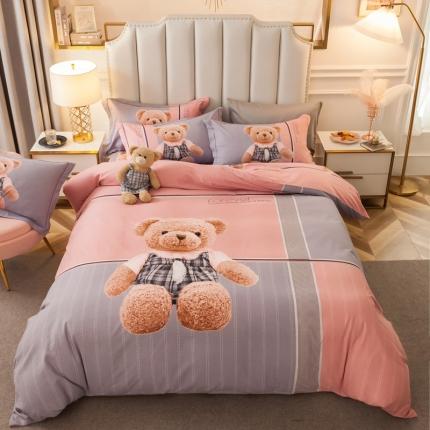 91家纺网 家纺一手货源 找家纺 （总）雲归梦 2020新款全棉生态磨毛大版四件套