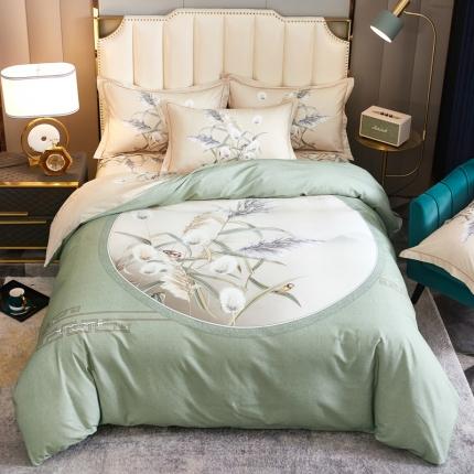 91家纺网 家纺一手货源 找家纺 （总）雲归梦 2020新款全棉生态磨毛大版四件套