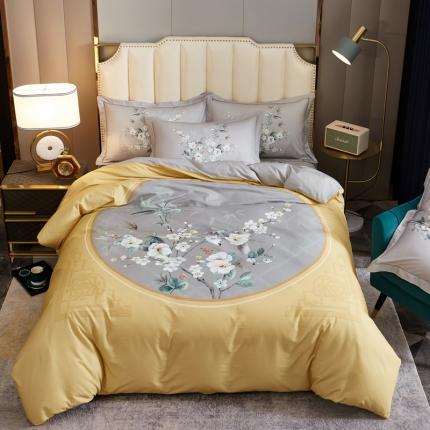 91家纺网 家纺一手货源 找家纺 （总）雲归梦 2020新款全棉生态磨毛大版四件套