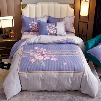 91家纺网 家纺一手货源 找家纺 （总）雲归梦 2020新款全棉生态磨毛大版四件套