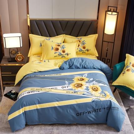 91家纺网 家纺一手货源 找家纺 （总）雲归梦 2020新款全棉生态磨毛大版四件套