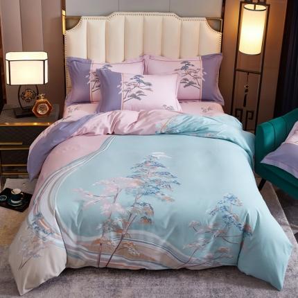 91家纺网 家纺一手货源 找家纺 （总2）雲归梦 2020新款全棉生态磨毛大版四件套