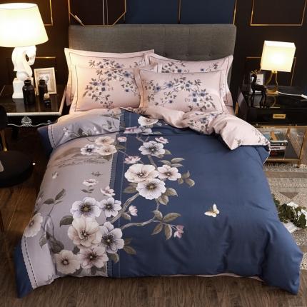 91家纺网 家纺一手货源 找家纺 （总2）雲归梦 2020新款全棉生态磨毛大版四件套