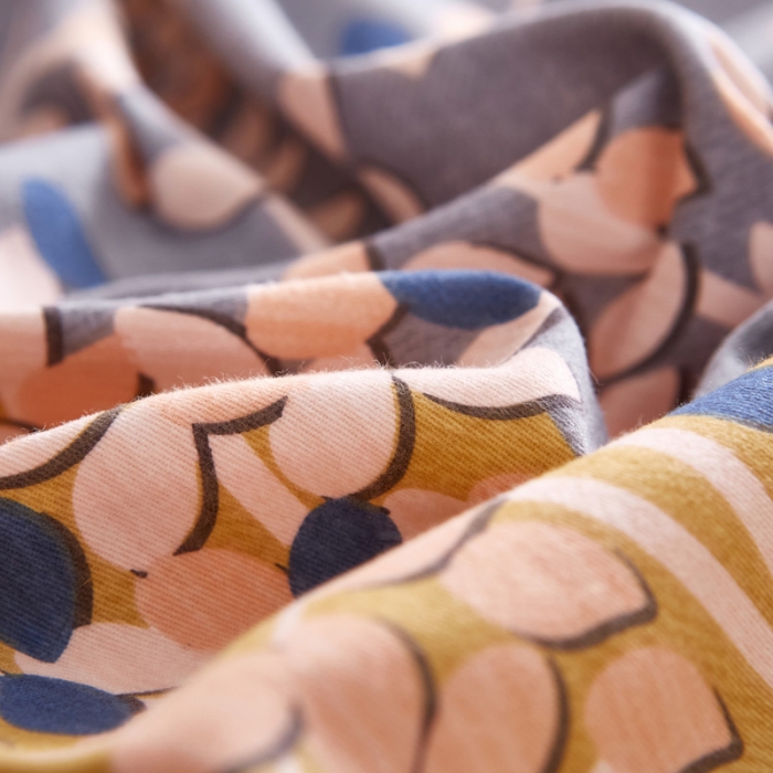 91家纺网 家纺一手货源 找家纺 雲归梦 2020新款全棉生态磨毛大版四件套 碧影