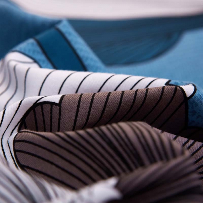 91家纺网 家纺一手货源 找家纺 雲归梦 2020新款全棉生态磨毛大版四件套 出水芙蓉