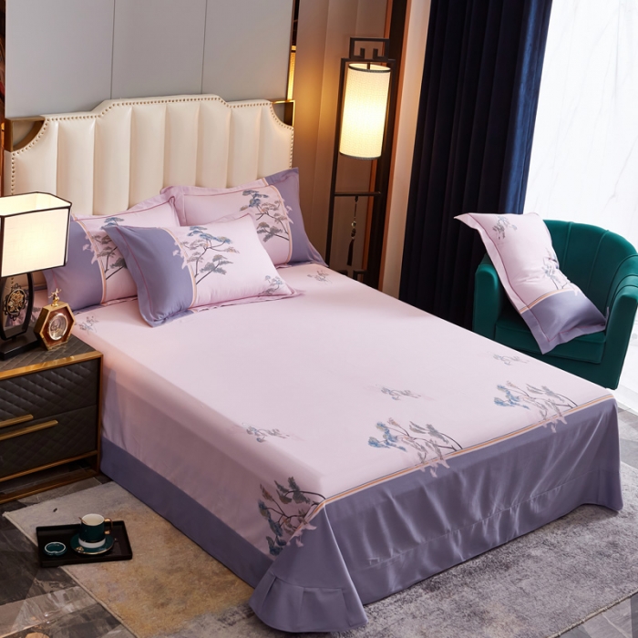 91家纺网 家纺一手货源 找家纺 雲归梦 2020新款全棉生态磨毛大版四件套 雅欣