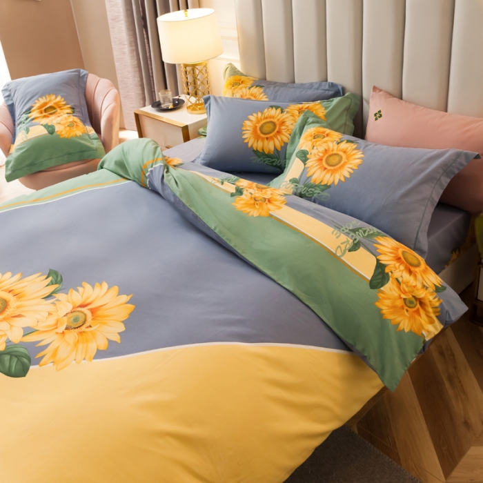 91家纺网 家纺一手货源 找家纺 雲归梦 2020新款全棉生态磨毛大版四件套 冬季恋歌