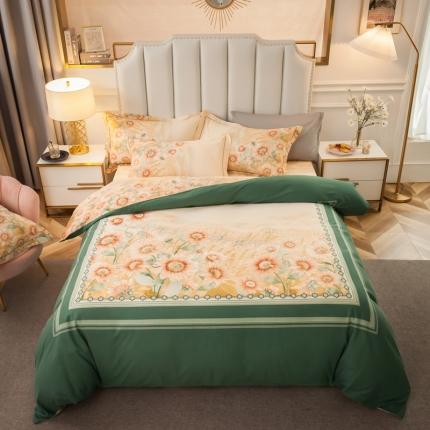 雲归梦 2020新款全棉生态磨毛大版四件套 伊甸园