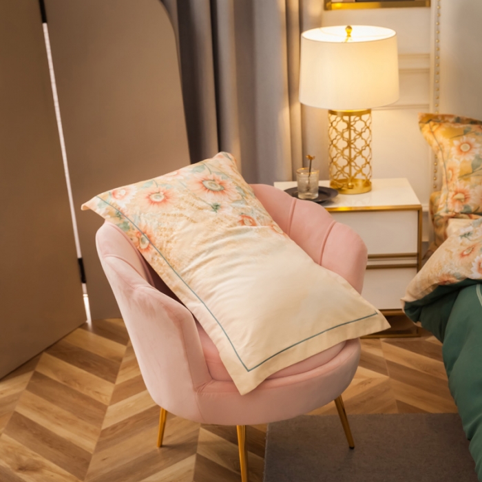 91家纺网 家纺一手货源 找家纺 雲归梦 2020新款全棉生态磨毛大版四件套 伊甸园