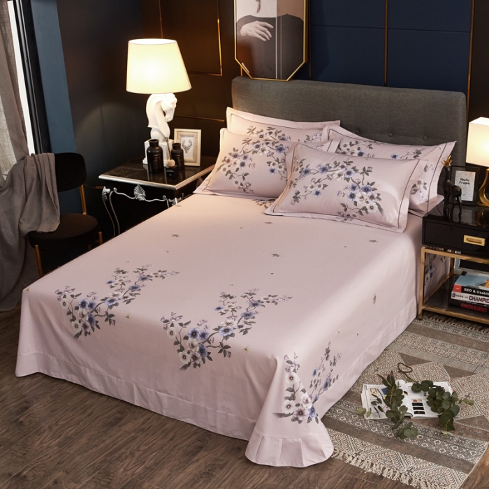 91家纺网 家纺一手货源 找家纺 雲归梦 2020新款全棉生态磨毛大版四件套 忆江南