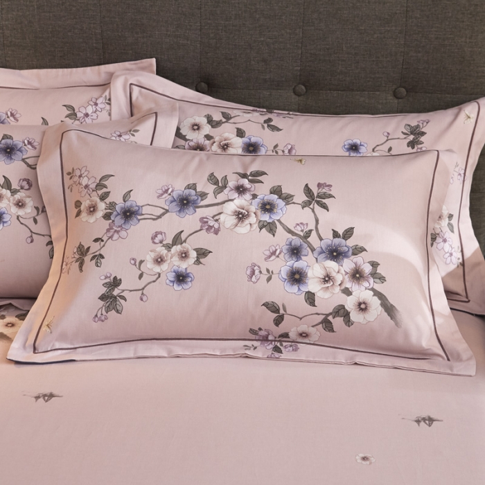 91家纺网 家纺一手货源 找家纺 雲归梦 2020新款全棉生态磨毛大版四件套 忆江南