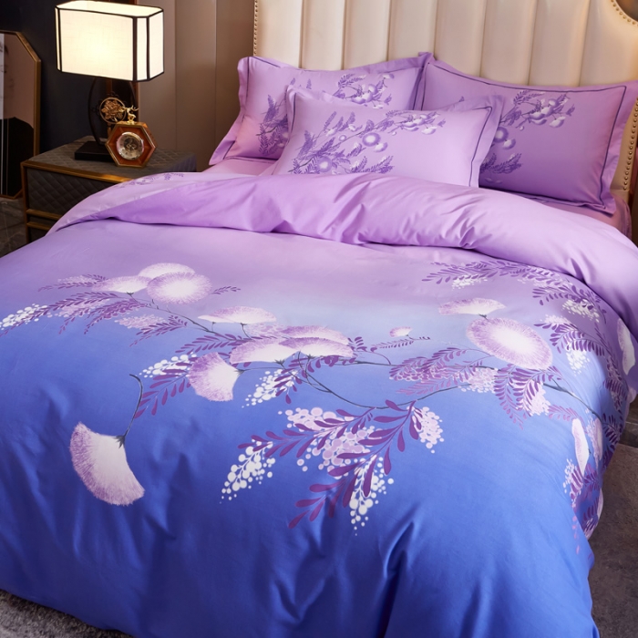 91家纺网 家纺一手货源 找家纺 雲归梦 2020新款全棉生态磨毛大版四件套 芳瑶