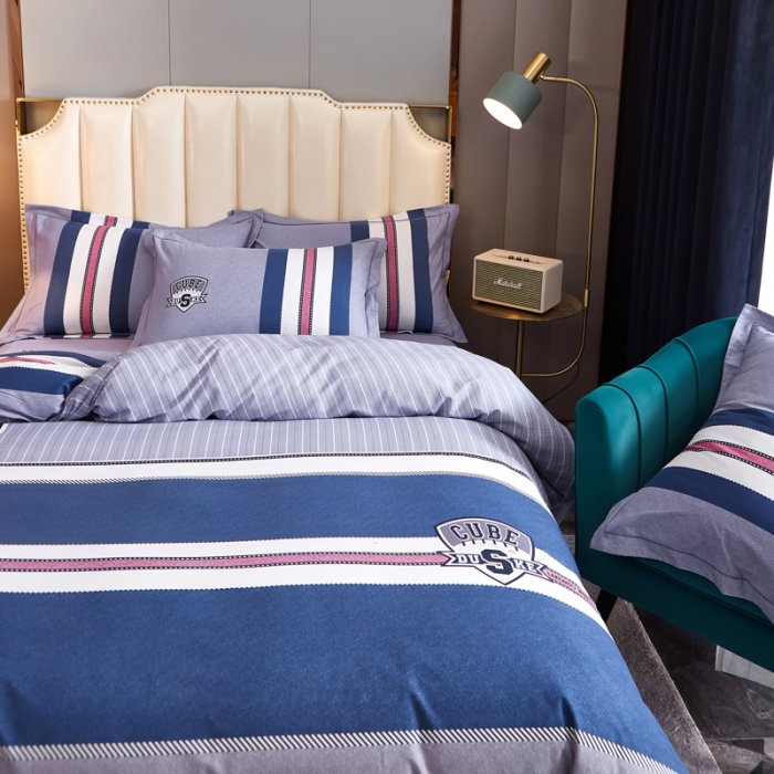 91家纺网 家纺一手货源 找家纺 雲归梦 2020新款全棉生态磨毛大版四件套 菲乐