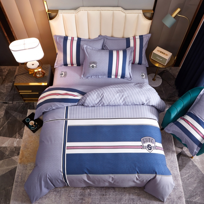 91家纺网 家纺一手货源 找家纺 雲归梦 2020新款全棉生态磨毛大版四件套 菲乐