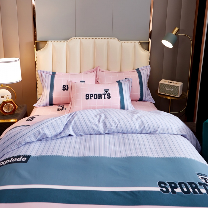 91家纺网 家纺一手货源 找家纺 雲归梦 2020新款全棉生态磨毛大版四件套 假日时光