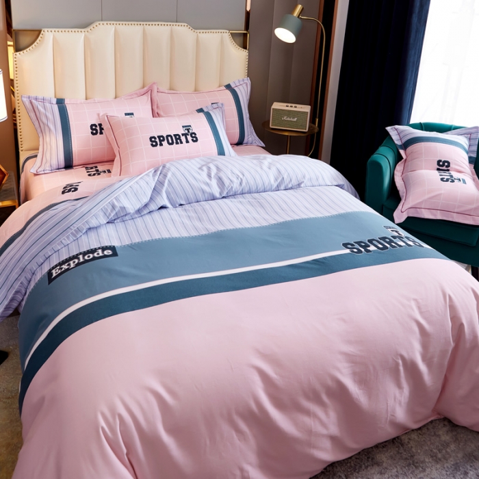 91家纺网 家纺一手货源 找家纺 雲归梦 2020新款全棉生态磨毛大版四件套 假日时光