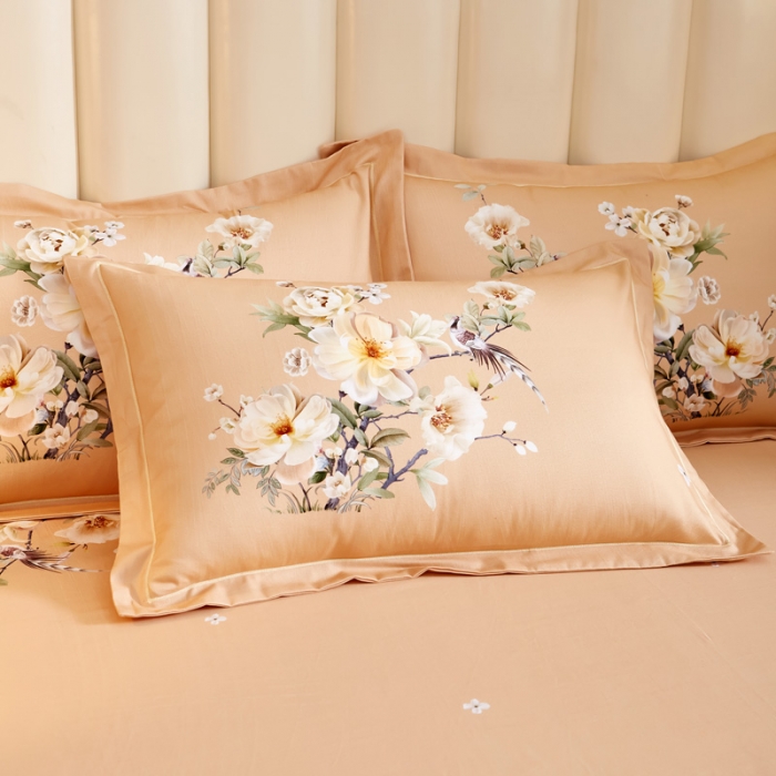 91家纺网 家纺一手货源 找家纺 雲归梦 2020新款全棉生态磨毛大版四件套 云梦凝香