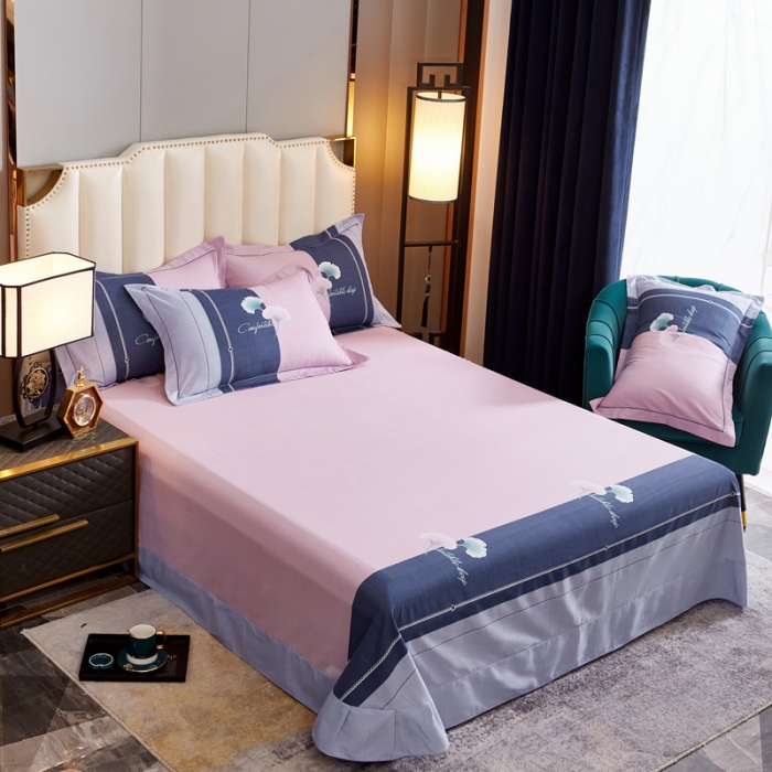 91家纺网 家纺一手货源 找家纺 雲归梦 2020新款全棉生态磨毛大版四件套 再现