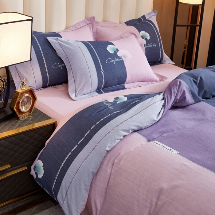 91家纺网 家纺一手货源 找家纺 雲归梦 2020新款全棉生态磨毛大版四件套 再现