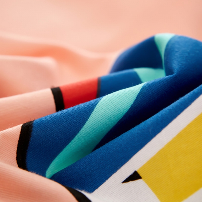 91家纺网 家纺一手货源 找家纺 雲归梦 2020新款全棉生态磨毛大版四件套 浪漫派-兰