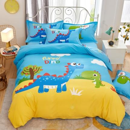 雲归梦 2020新款全棉生态磨毛大版四件套 乐学派-兰