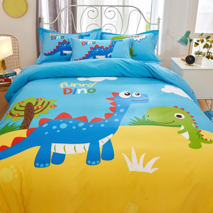 91家纺网 家纺一手货源 找家纺 雲归梦 2020新款全棉生态磨毛大版四件套 乐学派-兰