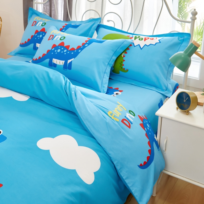 91家纺网 家纺一手货源 找家纺 雲归梦 2020新款全棉生态磨毛大版四件套 乐学派-兰