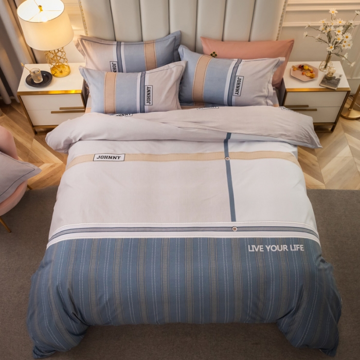 91家纺网 家纺一手货源 找家纺 雲归梦 2020新款全棉生态磨毛大版四件套 罗德尼