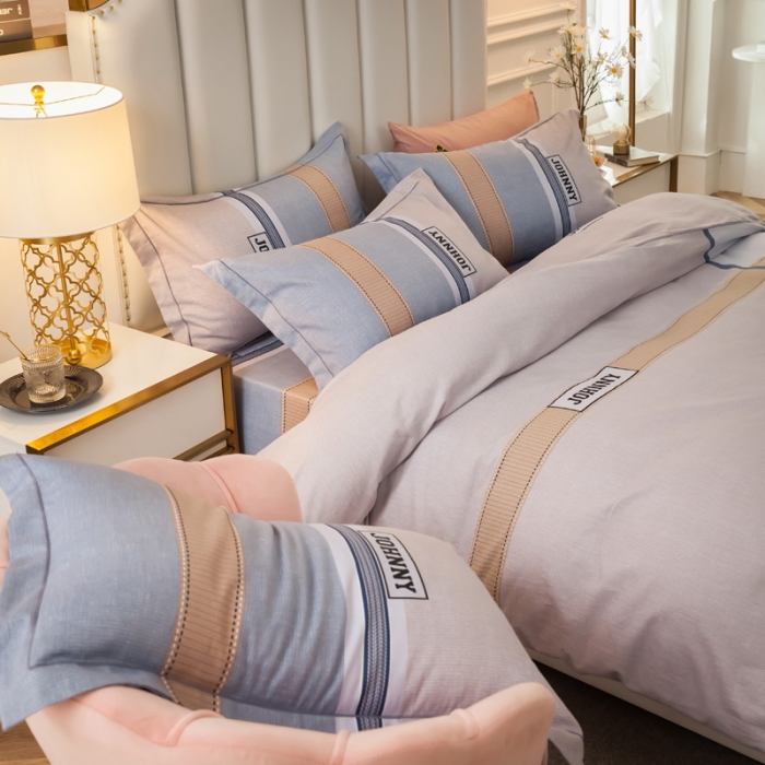 91家纺网 家纺一手货源 找家纺 雲归梦 2020新款全棉生态磨毛大版四件套 罗德尼