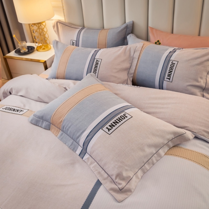 91家纺网 家纺一手货源 找家纺 雲归梦 2020新款全棉生态磨毛大版四件套 罗德尼