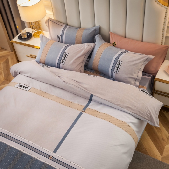 91家纺网 家纺一手货源 找家纺 雲归梦 2020新款全棉生态磨毛大版四件套 罗德尼