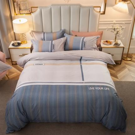 雲归梦 2020新款全棉生态磨毛大版四件套 罗德尼